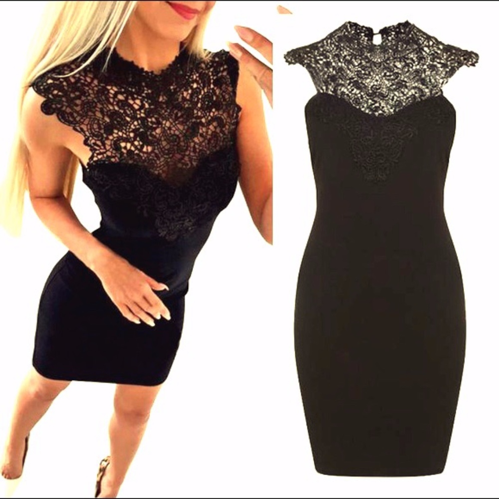Lace detail LBD